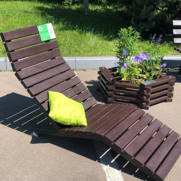 Экошезлонг шириной 0,8 м Relax Maxi